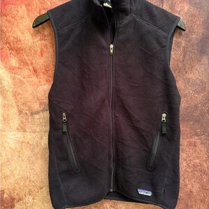 Patagonia Black Synchilla Fleece Vest Mens XS